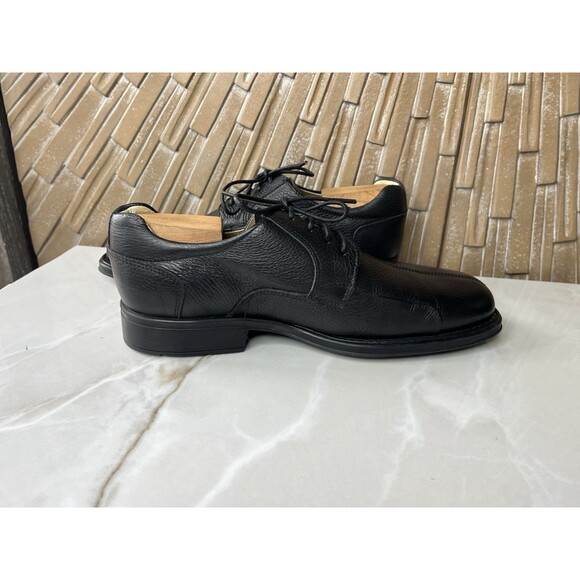 Studio Belvedere Bay Bridge Mens Black Oxford Casual Shoes 9.5 EEE Extra Wide